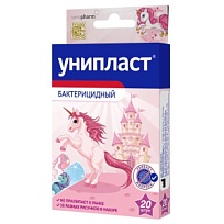 Купить: Унипласт 20 шт пластырь бактерицидный единороги