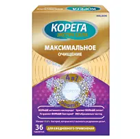 Купить: Корега Экстра Сила 36 шт таблетки для обработки зубных протезов максимальное очищение