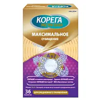 Купить: Корега Экстра Сила 36 шт таблетки для обработки зубных протезов максимальное очищение