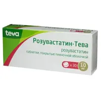 Купить: Розувастатин таблетки ппо 10мг №30