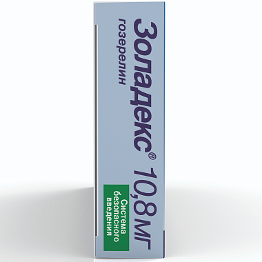 Купить Золадекс 10,8 мг имплантат в шприце-аппликаторе с защитным механизмом для подкожного введения