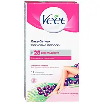 Купить: Veet 12 шт полоски восковые для депиляции для нормальной кожи