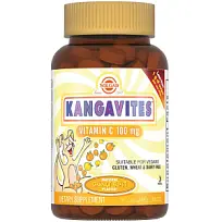 Купить: Solgar Кангавитес с витамином С 100 мг 90 шт таблетки со вкусом апельсина