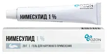 Купить: Нимесулид 1 % 20 г гель