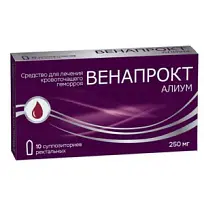 Купить: Венапрокт Алиум 10 шт суппозитории ректальные