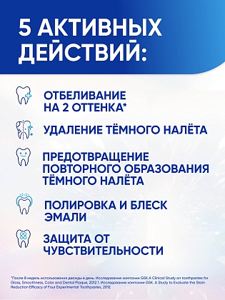Купить Sensodyne Clinical White Активное отбеливание 75 мл паста зубная от темного налета