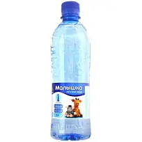 Купить: Малышка 0,5 л вода питьевая без газа розовая пэт