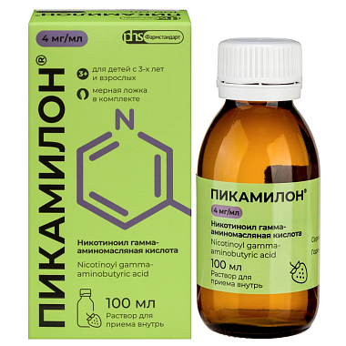 Купить Пикамилон 4 мг/мл 100 мл  раствор для приема внутрь