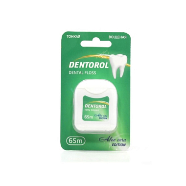 Купить Dentorol 65 м нить зубная алоэ вера