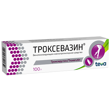 Купить Троксевазин 2 % 100 г гель для наружного применения