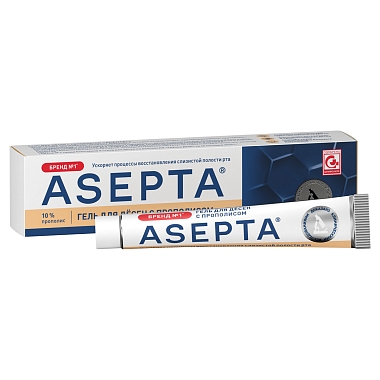 Купить Asepta 10 г гель для десен с прополисом