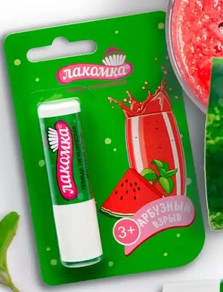 Купить Лакомка 2,8г помада гигиеническая губная арбузный взрыв