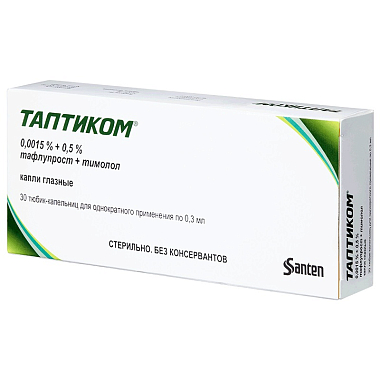 Купить Таптиком 0,3 мл 30 шт капли глазные тюбик-капельница