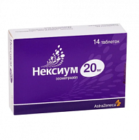 Купить: Нексиум 20 мг 14 шт таблетки
