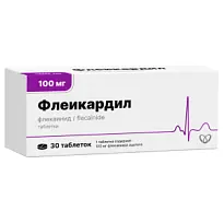 Купить: Флеикардил 100 мг 30 шт таблетки