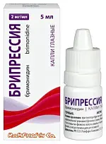 Купить: Брипрессия 2 мг/мл 5 мл капли глазные
