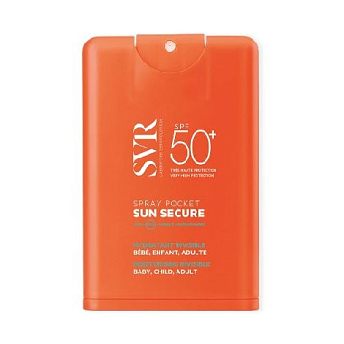 Купить SVR Безопасное солнце 20 мл увлажняющий спрей компактный SPF50+